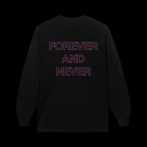 Anti Social Social Club Forever & Never Long-Sleeve Tee 'Black'
