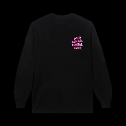 Anti Social Social Club Nevermind Long-Sleeve Tee 'Black'