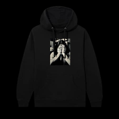 Anti Social Social Club Sick Of Waiting Hoodie 'Black'