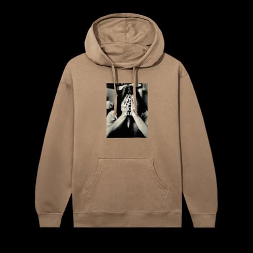 Anti Social Social Club Sick Of Waiting Hoodie 'Sandstone'