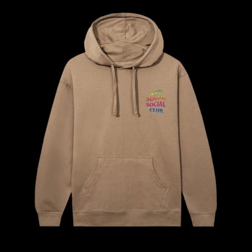 Anti Social Social Club Teleport Hoodie 'Sandstone'