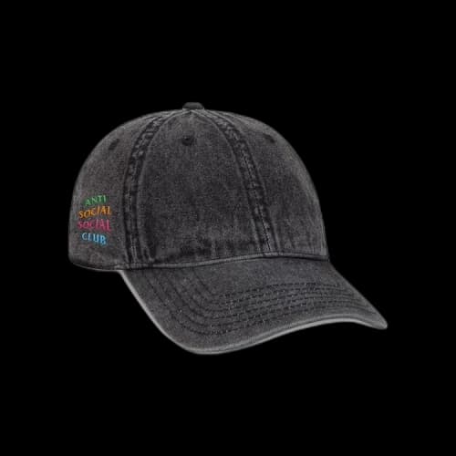 Anti Social Social Club Teleport Cap 'Black Denim'