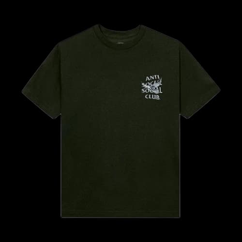 Anti Social Social Club Frantically Melting Tee 'Olive'