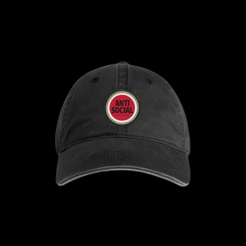 Anti Social Social Club Bullseye Dad Cap 'Black'
