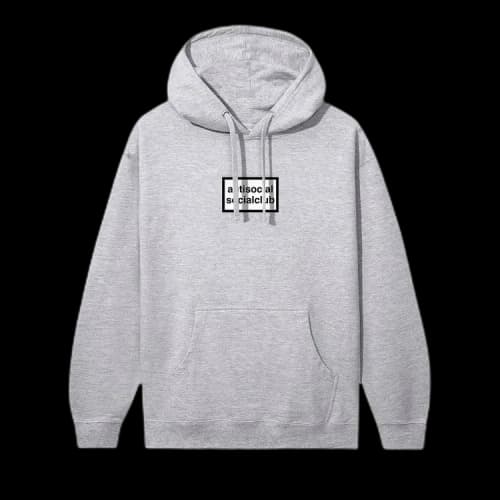 Anti Social Social Club Bullseye Hoodie 'Grey Heather'