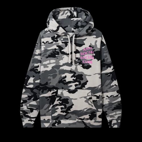 Anti Social Social Club Not Guildan Hoodie 'Snow Camo'