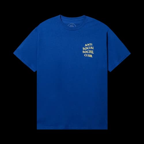 Anti Social Social Club Seasonal Mind Games Tee 'Deep Marine'