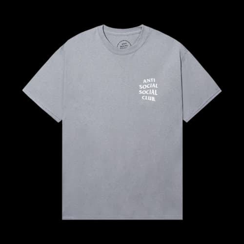 Anti Social Social Club Seasonal Mind Games Tee 'Medium Grey'