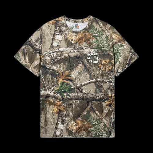 Anti Social Social Club Real Tree Mind Games Tee 'Realtree Edge'