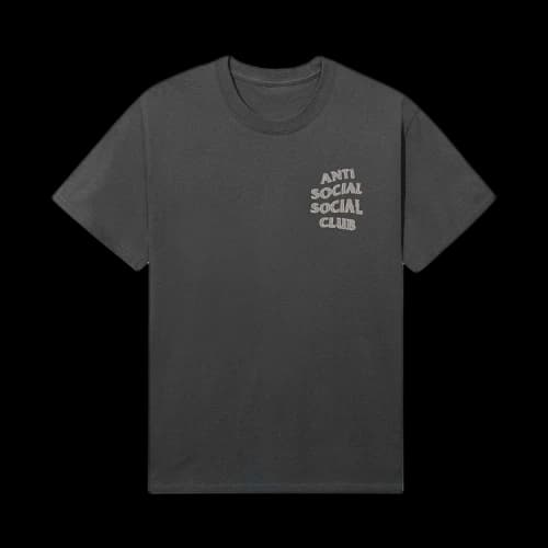 Anti Social Social Club Blurred Lines Mind Games Tee 'Grey'