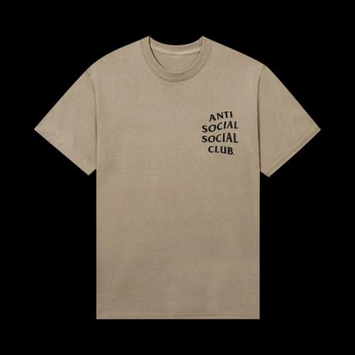 Anti Social Social Club Seasonal Mind Games Tee 'Tan'