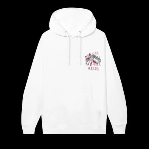 Anti Social Social Club x Goodsmile Racing Virtual Echo Hoodie 'White'