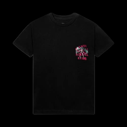 Anti Social Social Club x Goodsmile Racing Virtual Echo Tee 'Black'