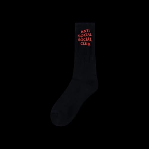 Anti Social Social Club Game Killer Socks 'Black'
