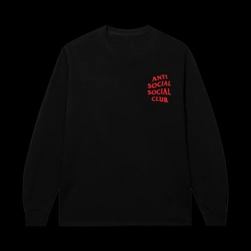 Anti Social Social Club Game Killer Long-Sleeve Tee 'Black'