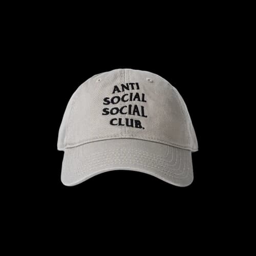 Anti Social Social Club XL Mind Games Cap 'Khaki'