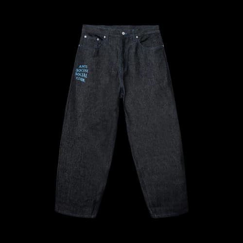 Anti Social Social Club Baggy Denim Jeans 'Black'
