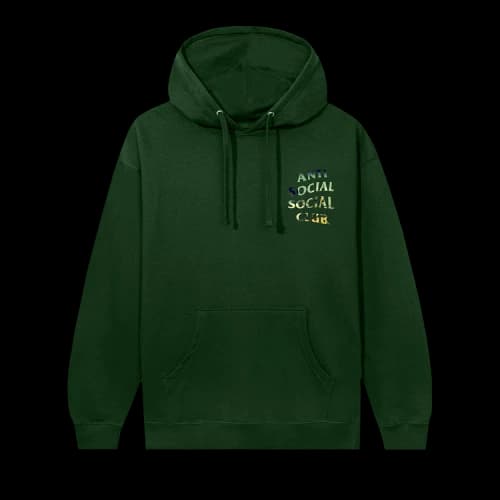 Anti Social Social Club Suspension Bridge Hoodie 'Dark Green'