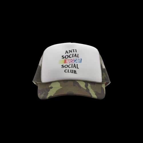Anti Social Social Club x Nascar Games Trucker Cap 'Camo'