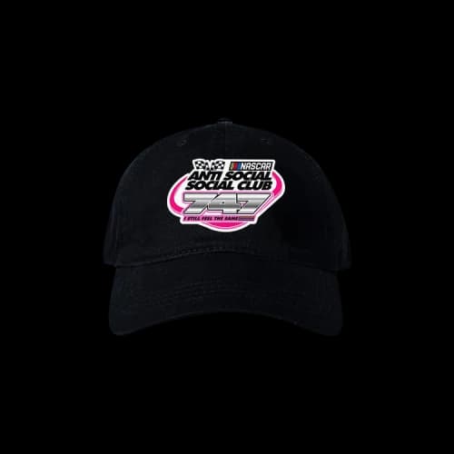 Anti Social Social Club x Nascar 747 Cotton Dad Cap 'Black'