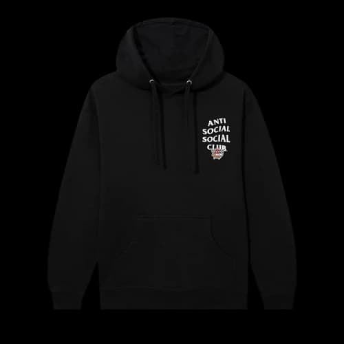 Anti Social Social Club x Nascar Motorsport Hoodie 'Black'