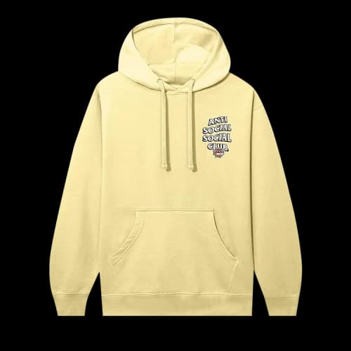 Anti Social Social Club x Nascar Motorsport Hoodie 'Yellow'