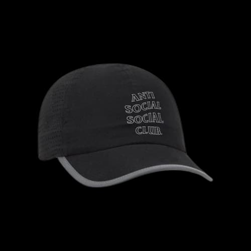Anti Social Social Club Reflective Running Hat 'Black'