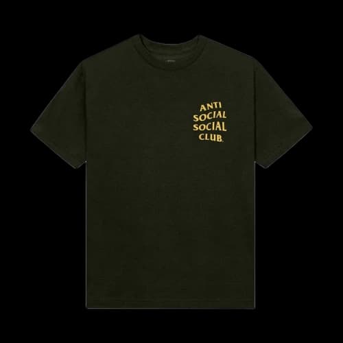 Anti Social Social Club Mind Games Tee 'Olive'