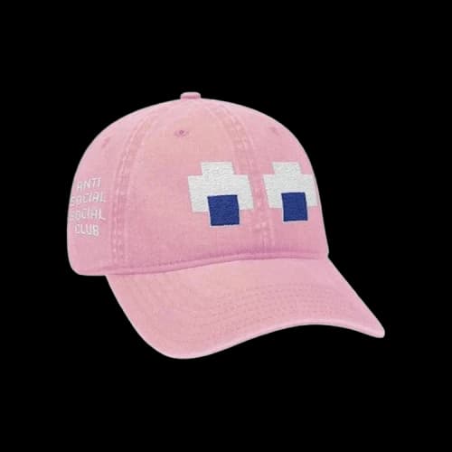 Anti Social Social Club x Pac Man Pinky Cap 'Pink'