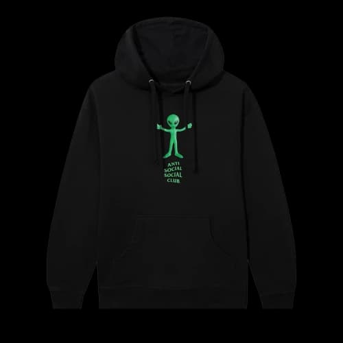 Anti Social Social Club Alien Hoodie 'Black'
