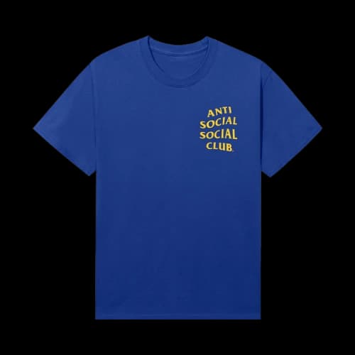 Anti Social Social Club Classic Mind Games Tee 'Royal'