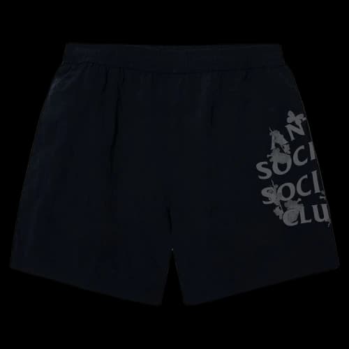 Anti Social Social Club Kkotch Swim Shorts 'Black'