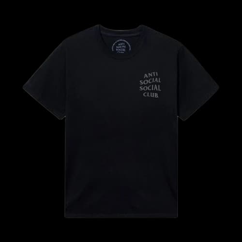 Anti Social Social Club Tonal Mind Games Tee 'Black'