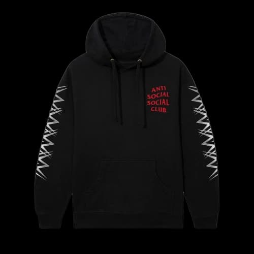 Anti Social Social Club x WWE Entertainment Hoodie 'Black'