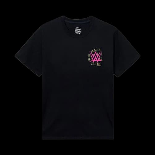 Anti Social Social Club x WWE Lockout Tee 'Black'
