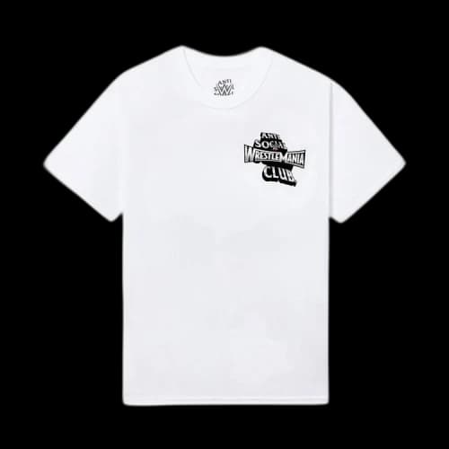 Anti Social Social Club x WWE Wrestlemania Tee 'White'