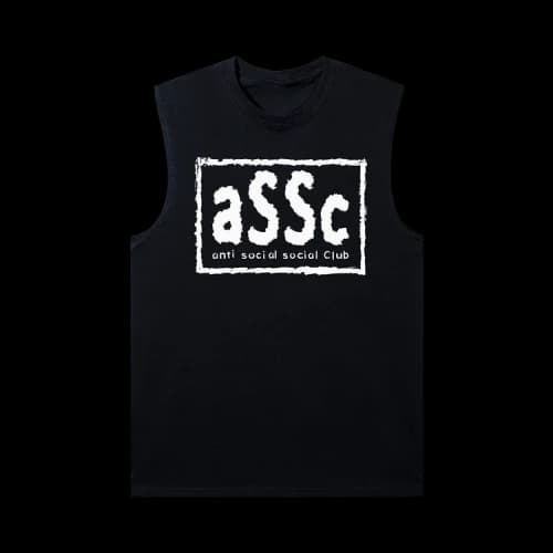 Anti Social Social Club x WWE NWO Muscle Tank 'Black'
