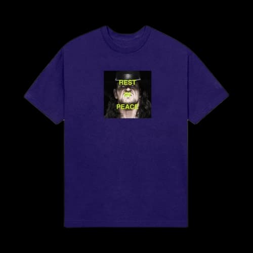 Anti Social Social Club x WWE You Will Rest In Peace Tee 'Purple'
