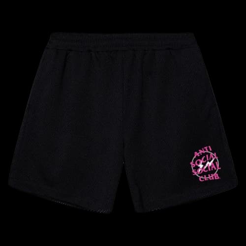 Anti Social Social Club x Fragment Design Half Tone Logo Short 'Black/Pink'