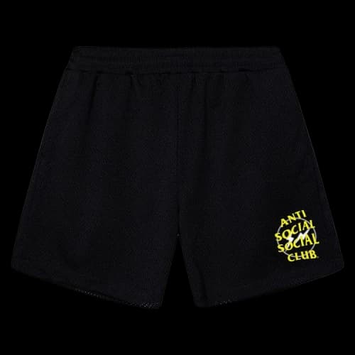 Anti Social Social Club x Fragment Design Half Tone Logo Short 'Black/Yellow'