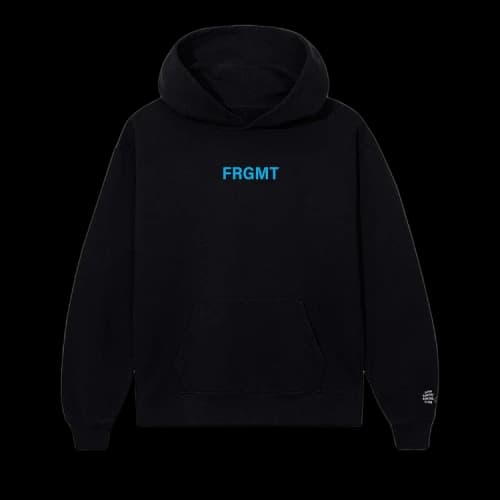 Anti Social Social Club x Fragment Design Logo Hoodie 'Black/Blue'