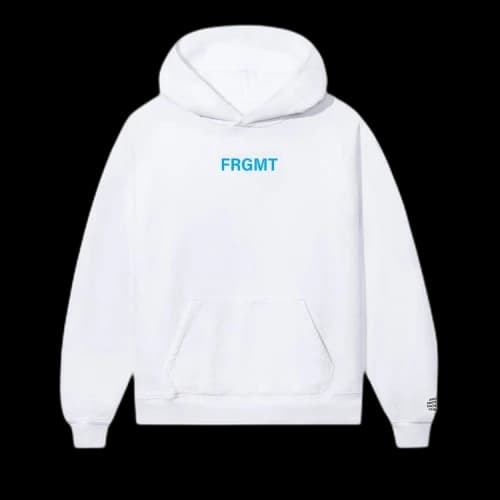 Anti Social Social Club x Fragment Design Logo Hoodie 'White/Blue'