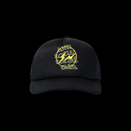 Anti Social Social Club x Fragment Design Bolt Hat 'Black/Yellow'
