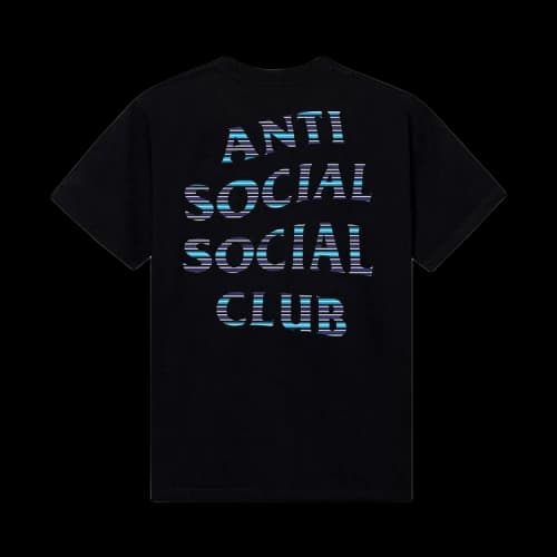 Anti Social Social Club x Fragment Design Logo Tee 'Black/Blue'