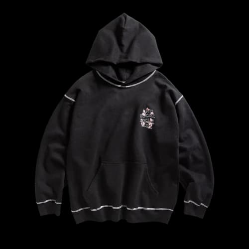Anti Social Social Club Contrast Stitch Hoodie 'Black'