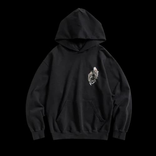 Anti Social Social Club Studded Mind Games Hoodie 'Black'