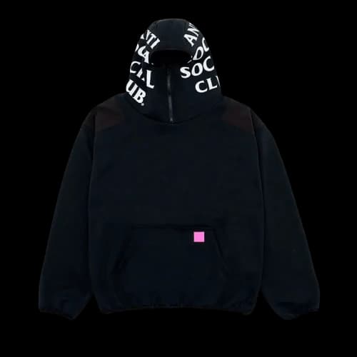 Anti Social Social Club Ski-Mask Hoodie 'Black'