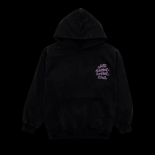 Anti Social Social Club Airbrushed Hoodie 'Black'