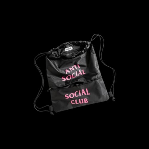 Anti Social Social Club Cinch Bag 'Black'