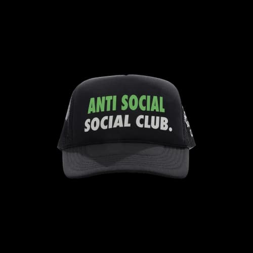 Anti Social Social Club Spell Out Trucker Cap 'Black'